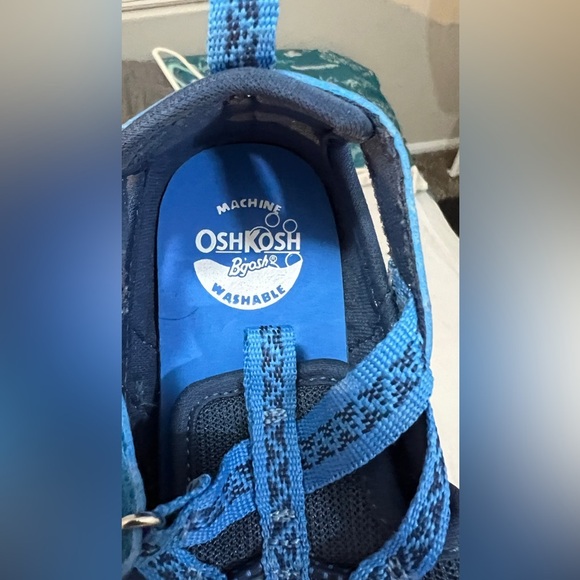 OshKosh B'Gosh Boys Sneaker Sandal Bumptoe 12M and Quick-Drying Water Shoe 13/1 - Picture 4 of 8